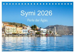Symi 2026, Perle der Ägäis (Tischkalender 2026 DIN A5 quer), CALVENDO Monatskalender - Stefan O. Schüller und Elke Schüller