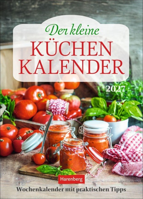 Der kleine Küchenkalender Wochenkalender 2027 - Wochenkalender mit praktischen Tipps - Jochen Dilling