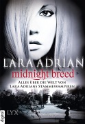 Cover-Bild zum Titel 'Midnight Breed - Alles über die Welt von Lara Adrians Stammesvampiren' von 'Lara Adrian'
