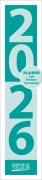 Cover-Bild zum Titel 'Streifenplaner Compact Türkis 2026' von ''
