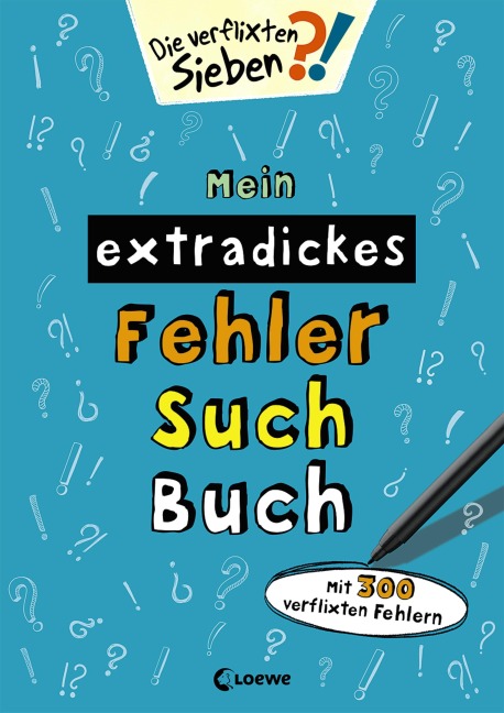 Mein extradickes Fehler-Such-Buch (petrol) - 