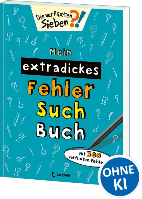 Mein extradickes Fehler-Such-Buch (petrol) - 