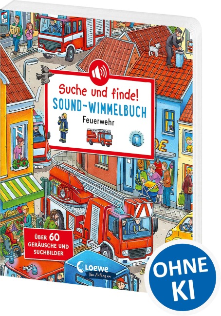 Suche und finde! Sound-Wimmelbuch - Feuerwehr - 