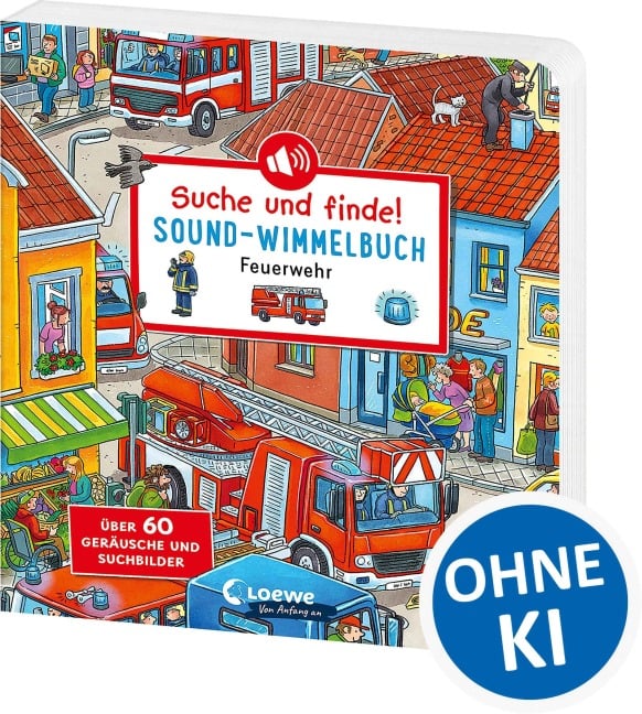 Suche und finde! Sound-Wimmelbuch - Feuerwehr - 