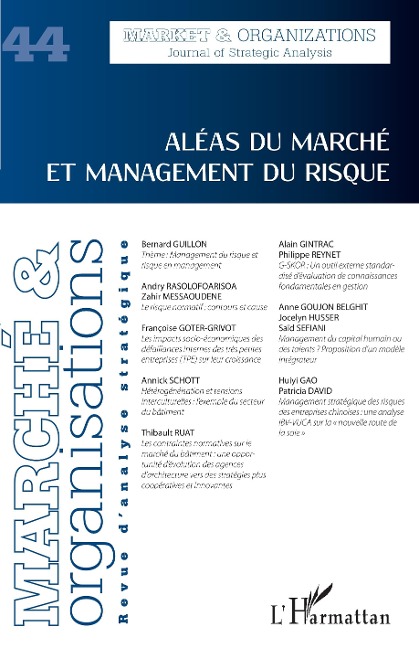 Aléas du marché et management du risque - Collectif