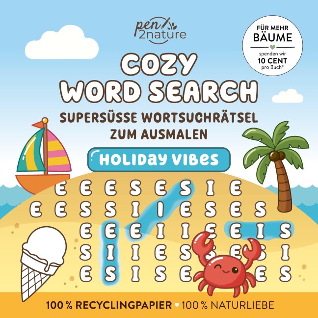 Cozy Word Search Holiday Vibes - 
