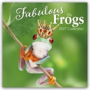 Cover-Bild zum Titel 'Fabulous Frogs - Fabelhafte Frösche 2027 - 16-Monatskalender' von 'Gifted Stationery Co. Ltd'
