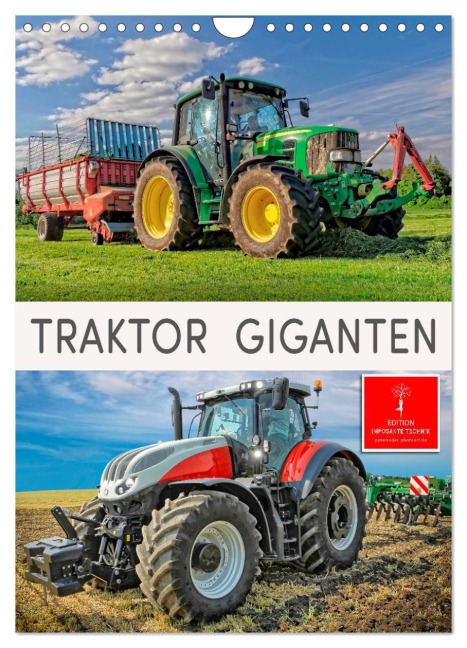 Traktor Giganten (Wandkalender 2026 DIN A4 hoch), CALVENDO Monatskalender - Peter Roder