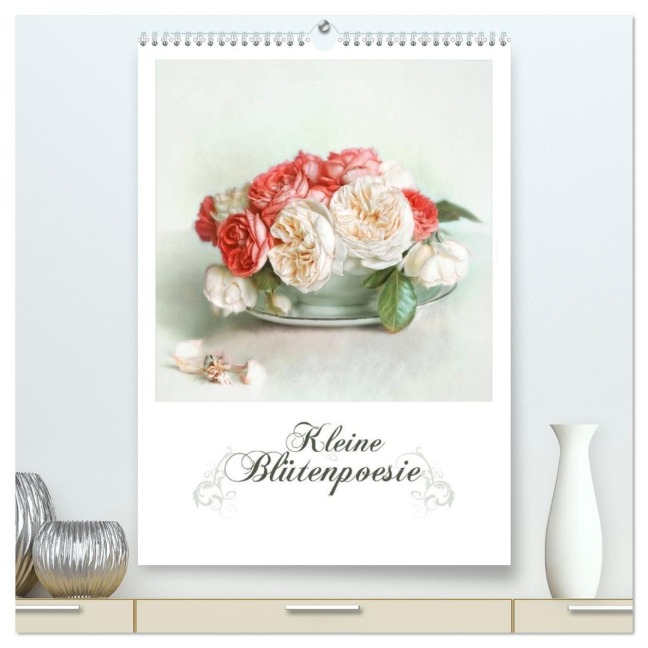 Kleine Blütenpoesie (hochwertiger Premium Wandkalender 2026 DIN A2 hoch), Kunstdruck in Hochglanz - LizzyPe LizzyPe