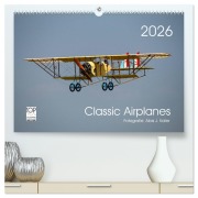 Cover-Bild zum Titel 'Classic Airplanes (hochwertiger Premium Wandkalender 2026 DIN A2 quer), Kunstdruck in Hochglanz' von 'Alois J. Koller'