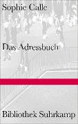 Cover-Bild zum Titel 'Das Adressbuch' von 'Sophie Calle'