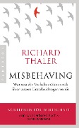 Cover-Bild zum Titel 'Misbehaving' von 'Richard Thaler'