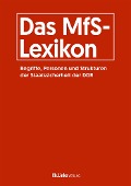 Cover-Bild zum Titel 'Das MfS-Lexikon' von ''