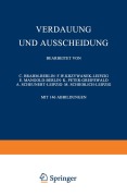 Cover-Bild zum Titel 'Verdauung und Ausscheidung' von 'C. Brahm, F. W. Krzywanek, M. Schieblich, K. Peter, A. Scheunert'