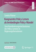 Cover-Bild zum Titel 'Kongruentes Policy-Lernen als lernbedingter Policy-Wandel' von 'Sandra Plümer'