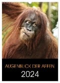 Augenblick der Affen 2024 (Wandkalender 2024 DIN A3 hoch), CALVENDO Monatskalender - Hamburg Mirko Weigt