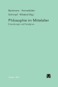 Cover-Bild zum Titel 'Philosophie im Mittelalter' von ''