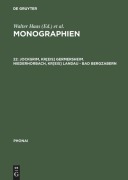 Cover-Bild zum Titel 'Jockgrim, Kr[eis] Germersheim. Niederhorbach, Kr[eis] Landau - Bad Bergzabern' von ''