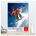 Snowboarden - coole Tage (hochwertiger Premium Wandkalender 2025 DIN A2 hoch), Kunstdruck in Hochglanz - Peter Roder
