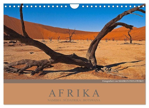 Afrika Impressionen. NAMIBIA - SÜDAFRIKA - BOTSWANA (Wandkalender 2025 DIN A4 quer), CALVENDO Monatskalender - Markus Pavlowsky Photography