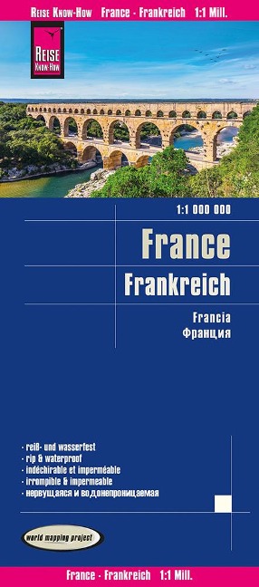 Reise Know-How Landkarte Frankreich / France (1:1.000.000) - 