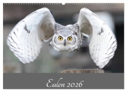 Cover-Bild zum Titel 'Eulen 2026 (Wandkalender 2026 DIN A2 quer), CALVENDO Monatskalender' von 'Jürgen Trimbach'