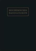Cover-Bild zum Titel 'Biochemisches Handlexikon' von 'H. Altenburg, H. Einbeck, H. Euler, E. St. Faust, C. Funk'