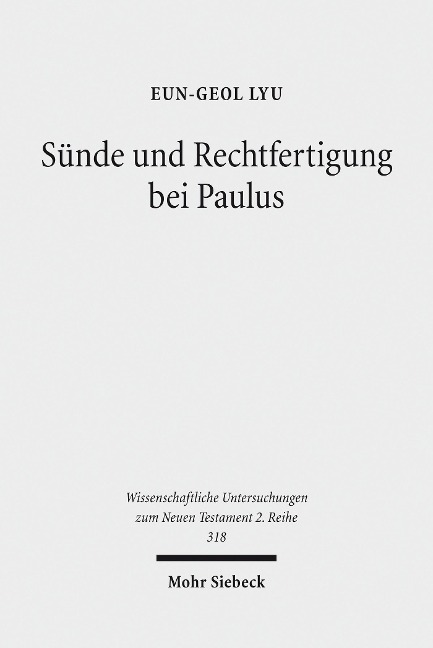 Sünde und Rechtfertigung bei Paulus - Eun-Geol Lyu