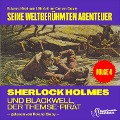 Cover-Bild zum Titel 'Sherlock Holmes und Blackwell, der Themse-Pirat (Seine weltberühmten Abenteuer, Folge 4)' von 'Arthur Conan Doyle, Edward Graham'