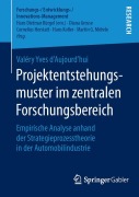 Cover-Bild zum Titel 'Projektentstehungsmuster im zentralen Forschungsbereich' von 'Valéry Yves D'Aujourd'Hui'