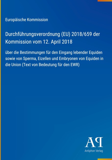 Durchführungsverordnung (EU) 2018/659 der Kommission vom 12. April 2018 - Europäische Kommission