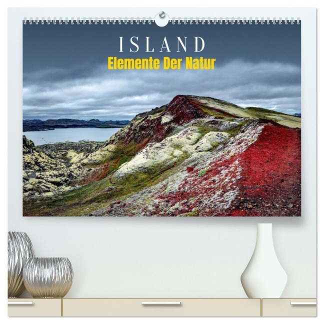 Island - Elemente der Natur (hochwertiger Premium Wandkalender 2026 DIN A2 quer), Kunstdruck in Hochglanz - Oleg Senkov