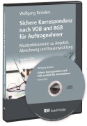 Cover-Bild zum Titel 'Sichere Korrespondenz nach VOB und BGB für Auftragnehmer' von 'Wolfgang Reinders'