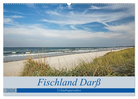 Urlaubsparadies Fischland Darß (Wandkalender 2024 DIN A2 quer), CALVENDO Monatskalender - Andrea Potratz