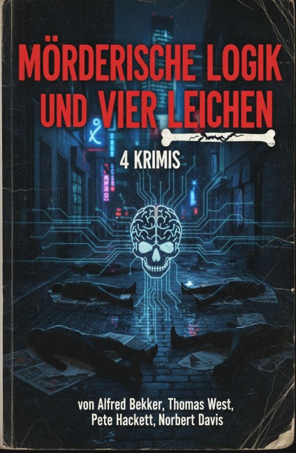 Mörderische Logik und vier Leichen: 4 Krimis - Alfred Bekker, Thomas West, Pete Hackett, Norbert Davis