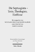 Cover-Bild zum Titel 'Die Septuaginta - Texte, Theologien, Einflüsse' von ''