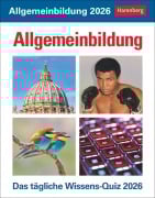 Allgemeinbildung Tagesabreißkalender 2026 - Das tägliche Wissens-Quiz - Berthold Budde