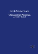 Cover-Bild zum Titel 'Chinesisches Porzellan' von 'Ernst Zimmermann'