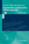 Cover-Bild zum Titel 'Französisches und Deutsches Verfassungsrecht' von ''