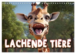 Cover-Bild zum Titel 'Lachende Tiere (Wandkalender 2026 DIN A4 quer), CALVENDO Monatskalender' von ''