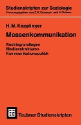 Cover-Bild zum Titel 'Massenkommunikation' von ''