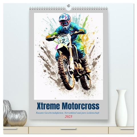 Xtreme Crossfire (hochwertiger Premium Wandkalender 2025 DIN A2 hoch), Kunstdruck in Hochglanz - Steffen Gierok-Latniak