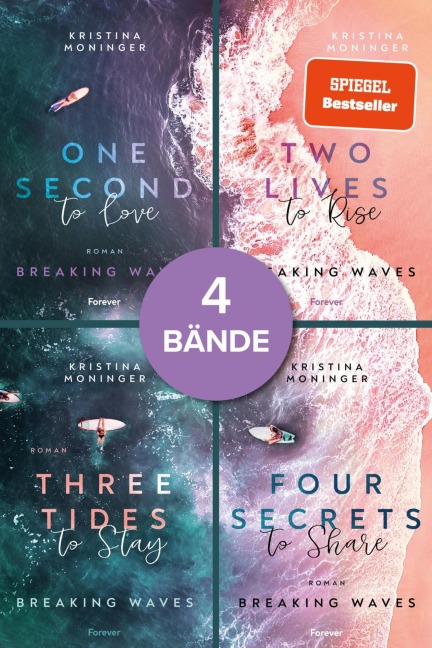 One Second to Love // Two Lives to Rise // Three Tides to Stay // Four Secrets to Share - Kristina Moninger