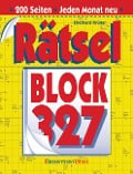 Cover-Bild zum Titel 'Rätselblock 327 (5 Exemplare à 2,99 EUR)' von 'Eberhard Krüger'