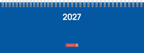 Cover-Bild zum Titel 'BRUNNEN 1077261037 Querterminbuch Mod. 772 2027 297×105 mm, Karton, blau' von ''