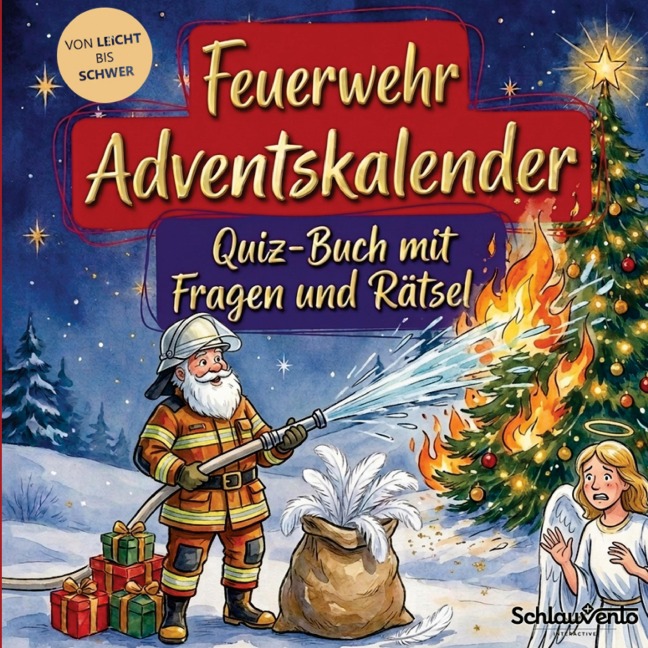 Feuerwehr-Adventskalender: Quiz-Buch mit Fragen und Rätsel - Schlauvento Interactive