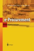 Cover-Bild zum Titel 'e-Procurement' von 'Alexander-Philip Nekolar'