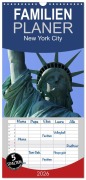 Familienplaner 2026 - New York City mit 5 Spalten (Wandkalender, 21 x 45 cm) CALVENDO - Peter Stehlik