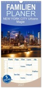 Cover-Bild zum Titel 'Familienplaner 2027 - NEW YORK CITY Urbane Magie mit 5 Spalten (Wandkalender, 21 x 45 cm) CALVENDO' von 'Melanie Viola'