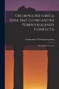 Excerpta Historica Iussu Imp. Constantini Porphyrogeniti Confecta: Excerpta De Sententiis - 